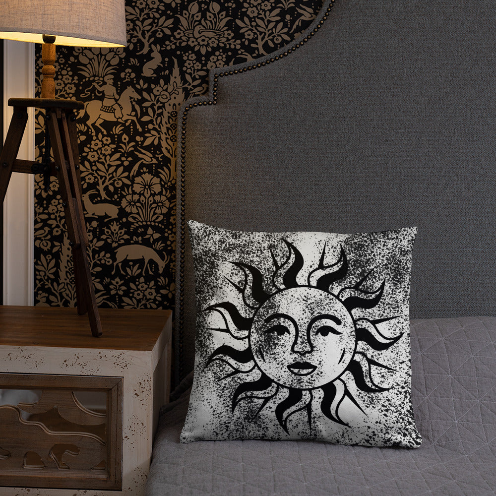 Moon and Sun deco pillow