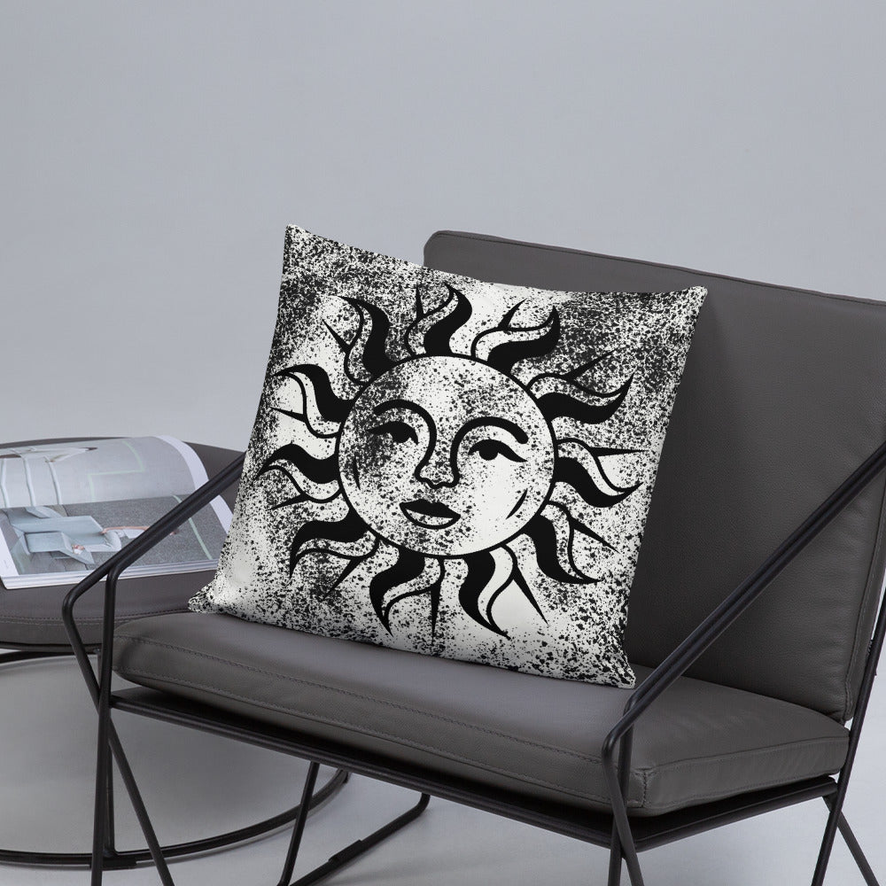 Moon and Sun deco pillow