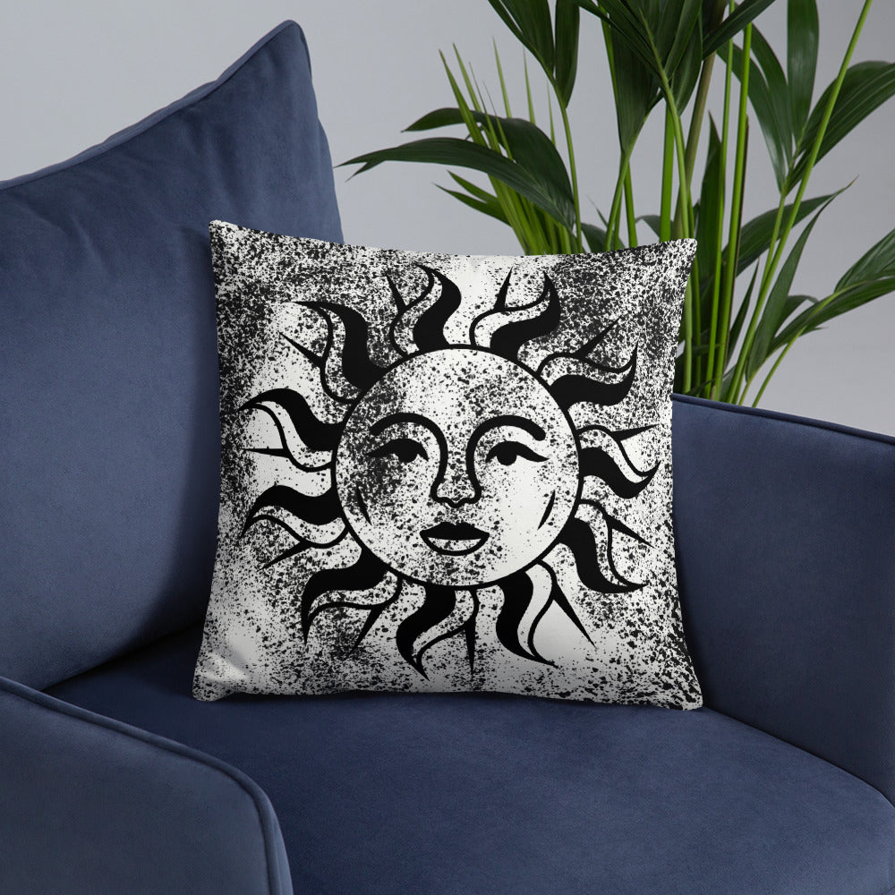 Moon and Sun deco pillow