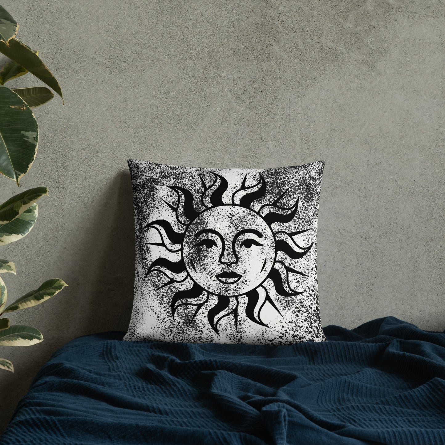 Moon and Sun deco pillow