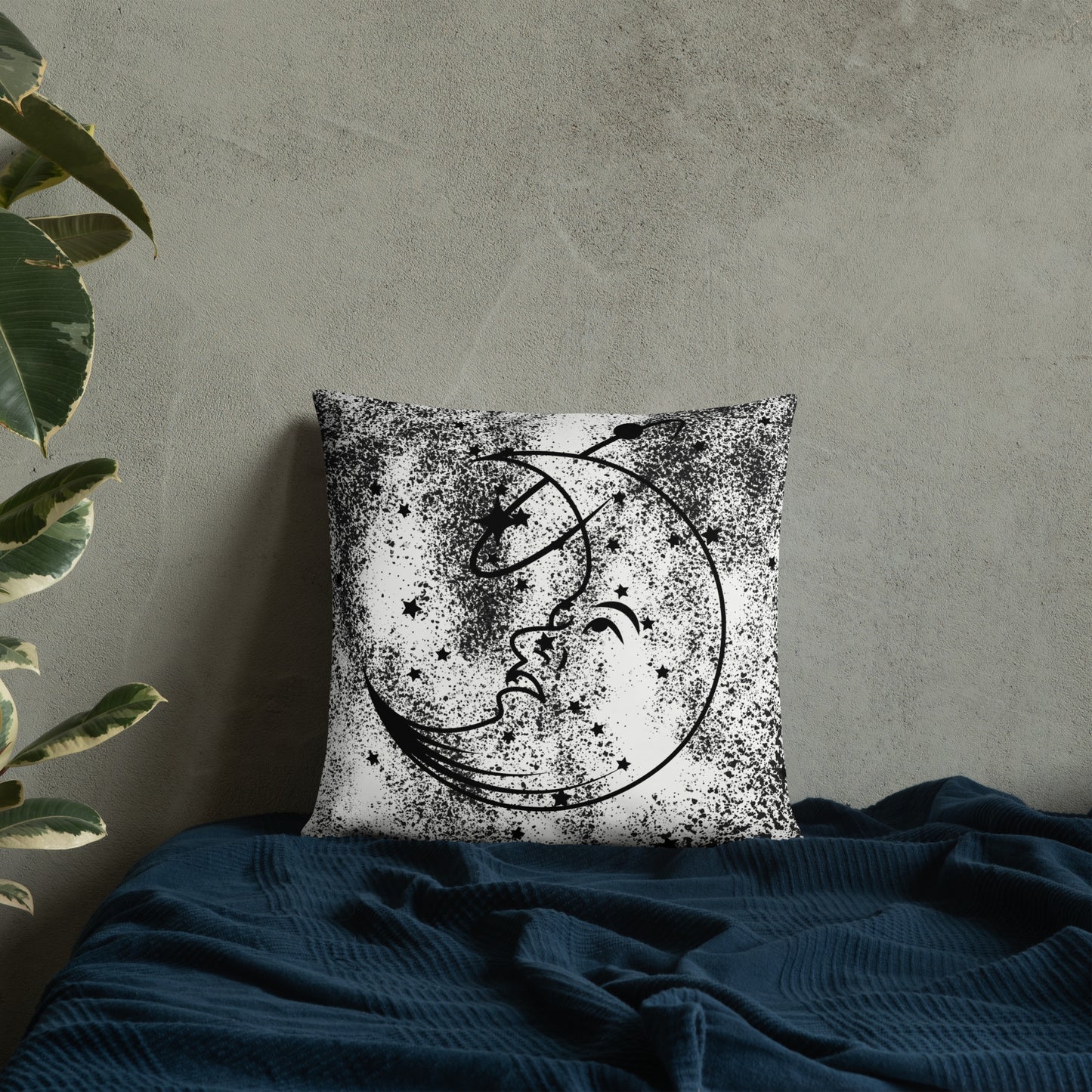 Moon and Sun deco pillow