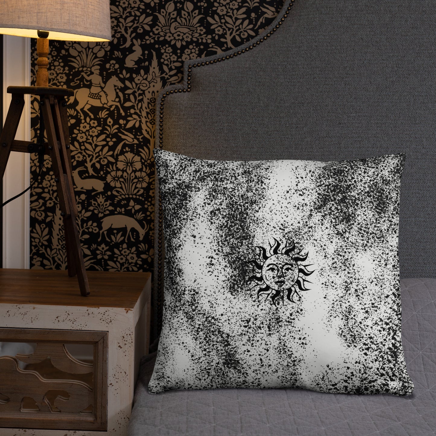 Moon and Sun deco pillow