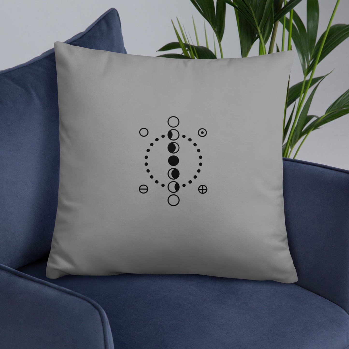 Moon Phases Decor Pillow