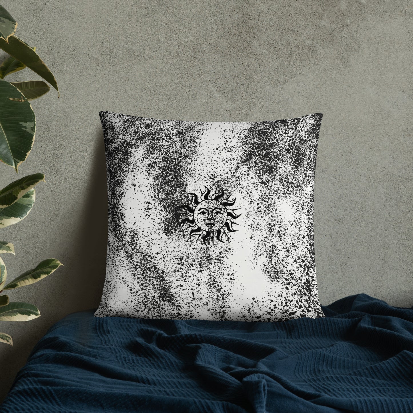 Moon and Sun deco pillow