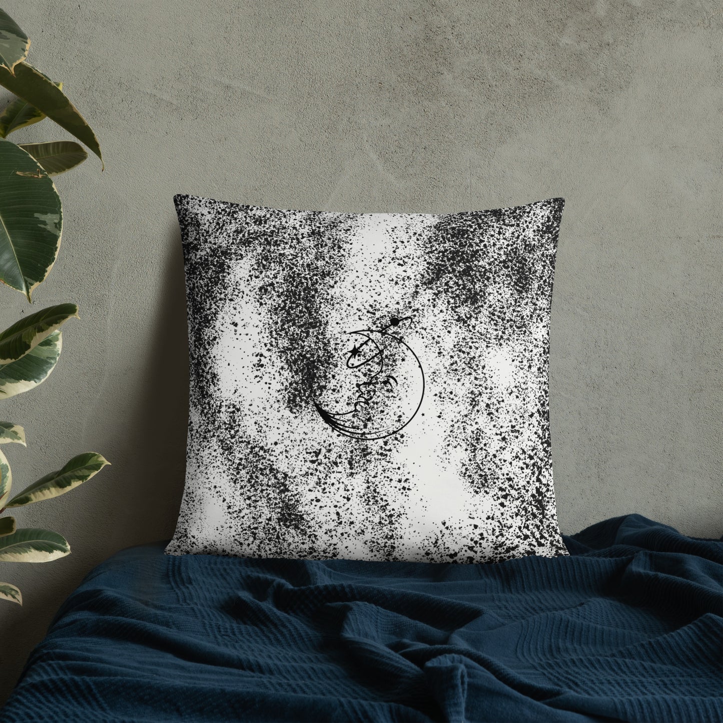 Moon and Sun deco pillow